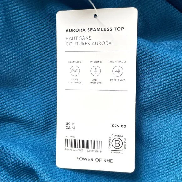 NWT Athleta Aurora Seamless Top - Picture 12 of 14